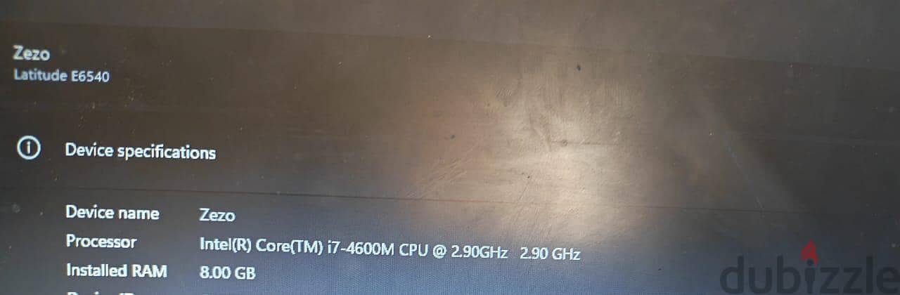 لاب توب latitude e6540 5