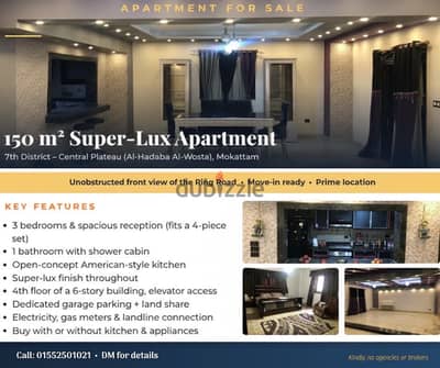 Ultra super-lux spacious apartment for sale