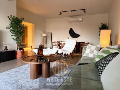 Apartment ultra modern finishing fully furnished for rent in Mivida Compound in Boulevard, in New Cairo nearest to restaurants & pools & gym & Sodic .