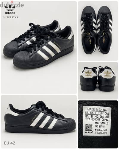 Original Adidas Superstar – Size 42 – Very Good Condition