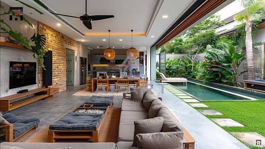 LARGE CHALET + GARDEN - 1ST LAGOON - 3 BEDROOMS I PAYMENT PLAN 8 YEARS
