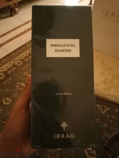 مسك وارد السعوديه (بلمسة عنبر) متبرشم 150 مللي Ibraq Emerald Soul Dia
