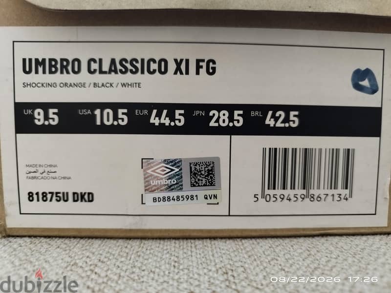 UMBRO CLASSICO XI FG (Original) 4