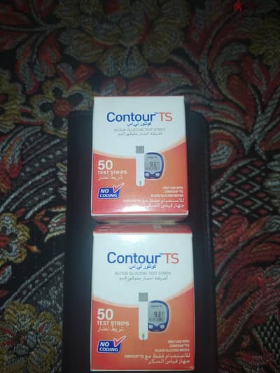 شرائط جهاز Contour TS لقياس مستوى السكر في الدم