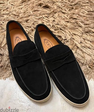 Black suede TOD'S