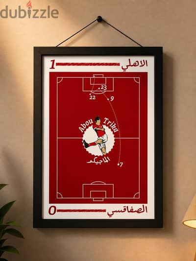 برواز للنادي الاهلي ومعاه واحد هديه
