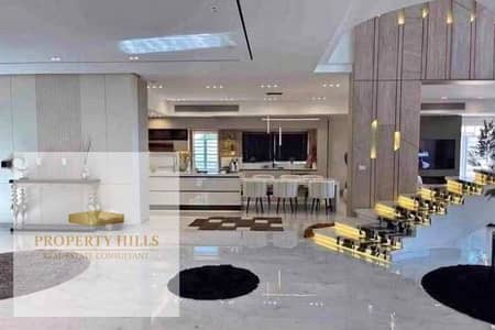The highest and most prestigious community villa offered (1,540,000) in the gathering of villas only, landscape view next to Zed East, Hyde Park