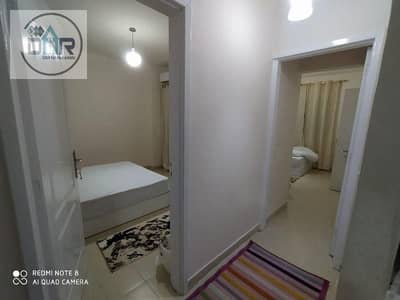 Furnished two-bedroom apartment for rent in Al-Mustaqbal, Sheikh Zayed, next to The Gate Mall and close to all amenities.