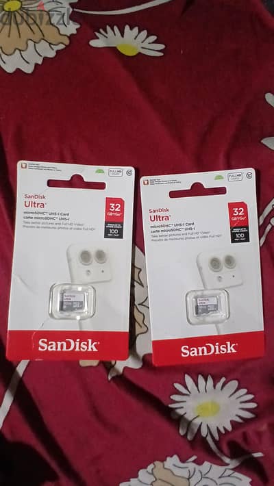 كارت ذاكرة سان ديسك ألترا 32 جيجا SanDisk Ultra microSDHC 32GB