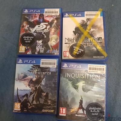 PS4 used games