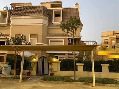 فيلا بنصف الثمن في كمبوند سراي sarai ب التجمع new cairo امام اوبن اير مول مدينتي بتقسيمة مميزة  جدا