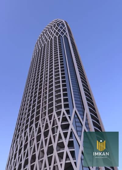 بمقدم 800 الف مكتب panorama view كامل 60م في نايل بيزنس سيتي تاور بالعاصمة الادارية