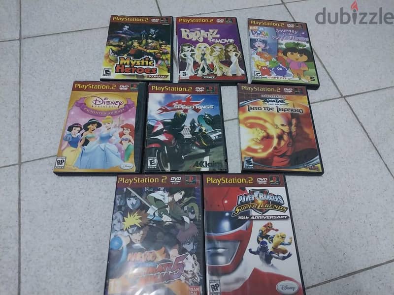 Playstation 2 slim and games 3