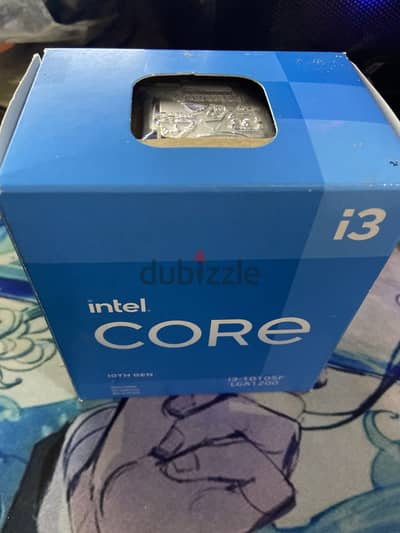 بروسيسور i3 10105f مع المروحه بتاعه بالعلبه