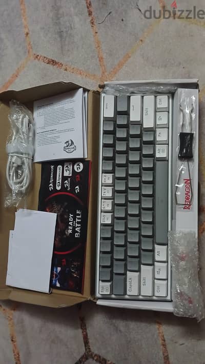 كيبورد red dragon k607 red switch 60%