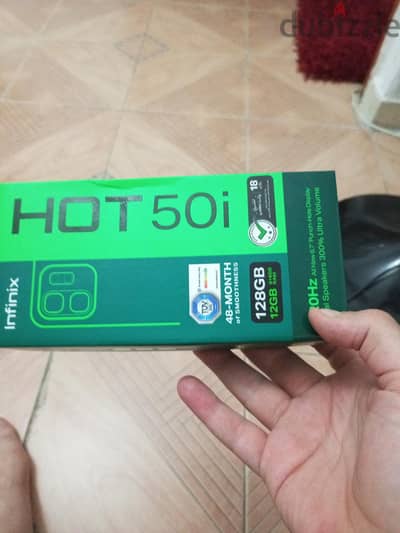 إنفنيكس هوت 50i للبيع بحاله الجديد تماما