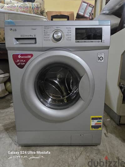 Lg washing machine 8KG
