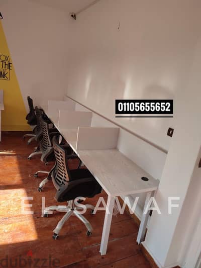 خلية عمل،مكاتب موظفين،ورك استيشن،بارتيشن،work station،partition