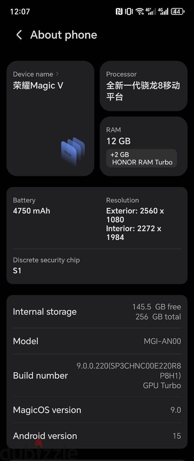 Honor Magic V 4