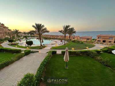 بخصم 40% - Sea View من على مصطبة  شاليه 130م للبيع فـ تلال العين السخنة  بجوار لافيستا Telal El Sokhna دقائق من بورتو وطريق الزعفرانة