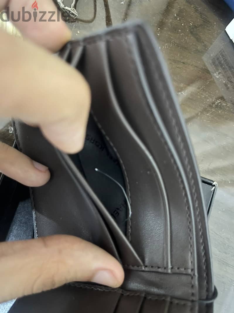 Mk wallet brown slimbillfold 5