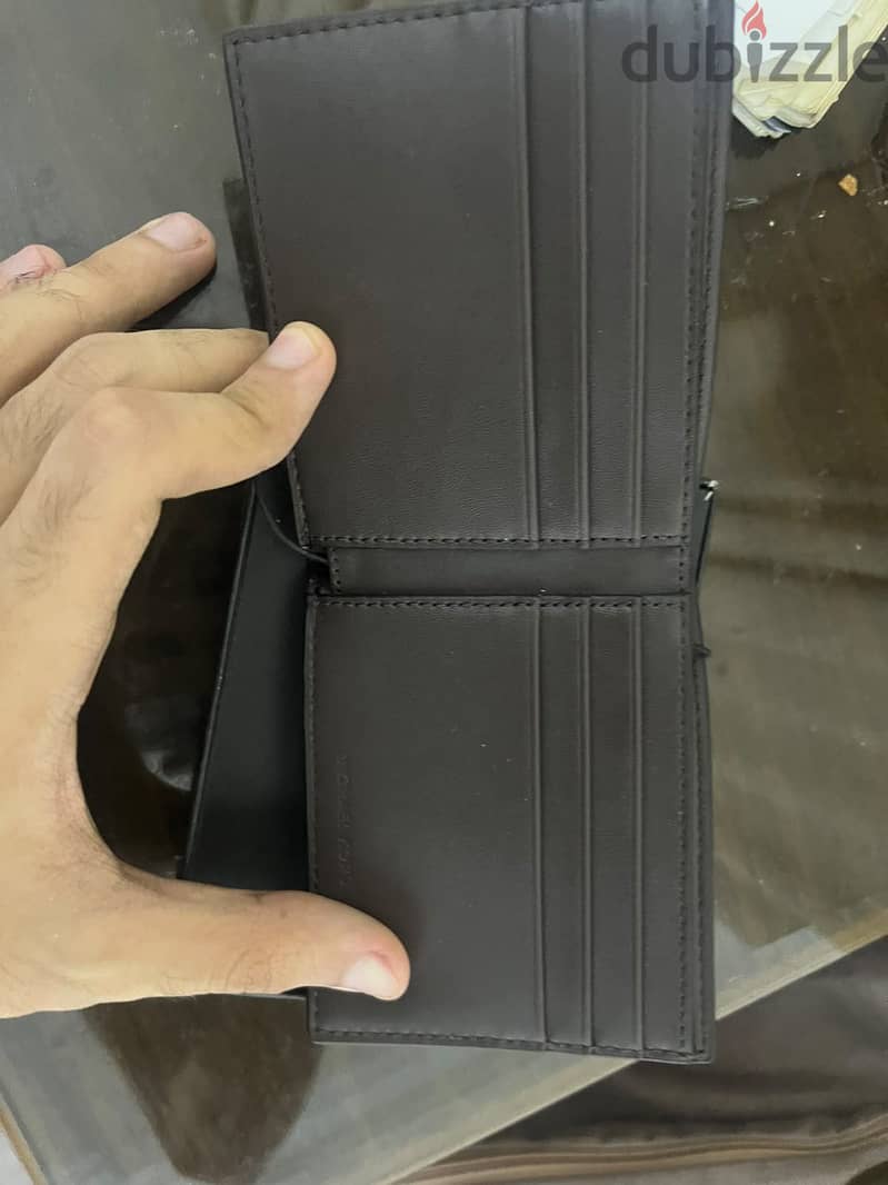 Mk wallet brown slimbillfold 6