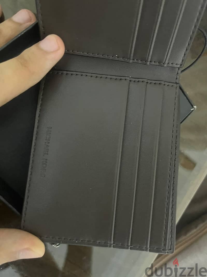 Mk wallet brown slimbillfold 7