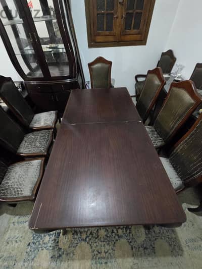 Dinning Room extendable 10 seats