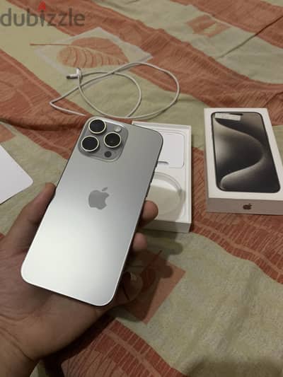 ‏Iphone 15pro max256g 2sim za/a  battery 89% ||ايفون15برو ماكس ٢٥٦جيجا