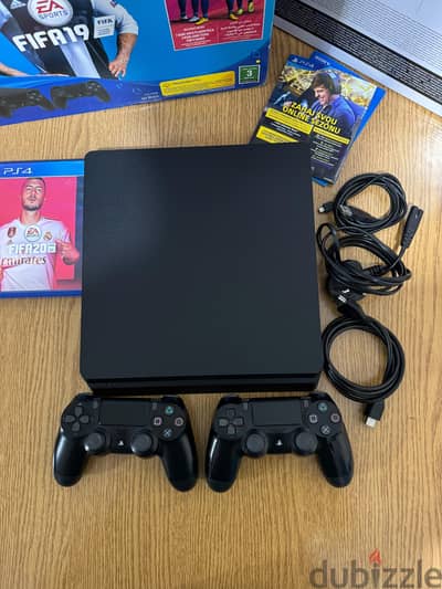 بلاستيشن فور سليم 1 تيرا ps4 slim 1 tera بالكرتونة