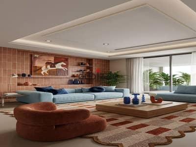 Next to Mountain View, a studio apartment for sale in October City, in a fully inhabited compound, with monthly installments of 30,000 and a down paym