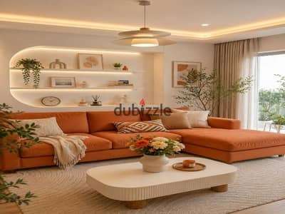 30,000 EGP monthly installment for a 72m² studio apartment next to Mountain View, for sale in October City, in a fully built and occupied compound, re