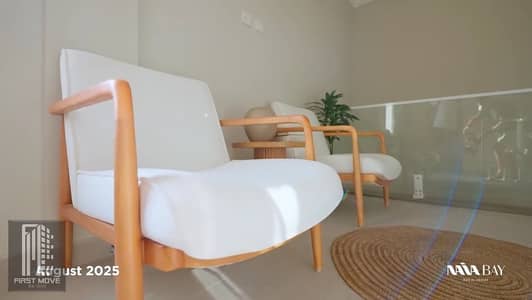 Two-bedroom chalet + large roof terrace, fully finished, immediate occupancy, with multiple installment plans and low down payment options in Naya Bay