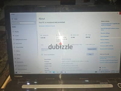 لاب توب توشيبا جيل ثالث بيشغل اقوي برنامج والعاب بلستيشن 4