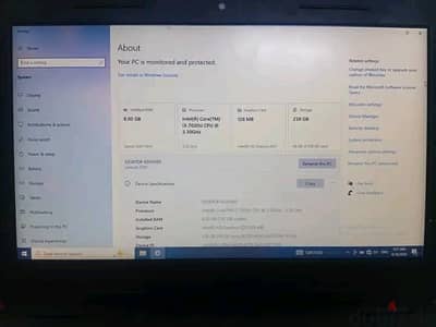 لابتوب ديل استيراد للبيع بحاله ممتازة