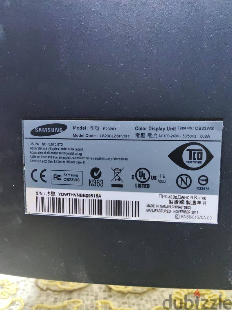 Syncmaster E2320 استعمال منزلي 2
