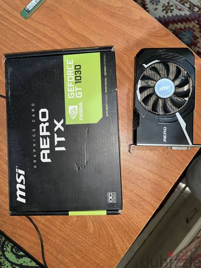 Msi Geforce Gt 1030 Aero Itx Graphics card