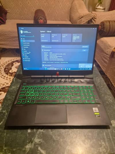 HP Pavilion gaming 16 nvidia gtx1650 i5 10h 256/8 بيع او بدل بموبيل