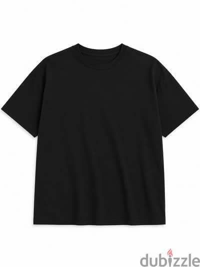 T-shirt black over size