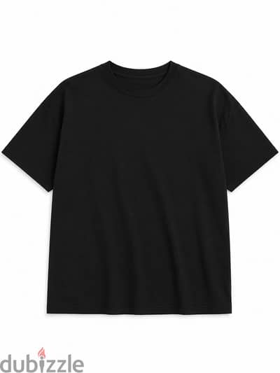 T-shirt black over size