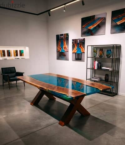 Blue Lago river table.