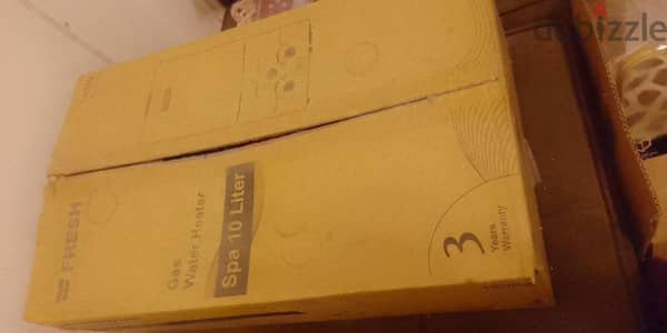 water gas heater fresh 10 liter new