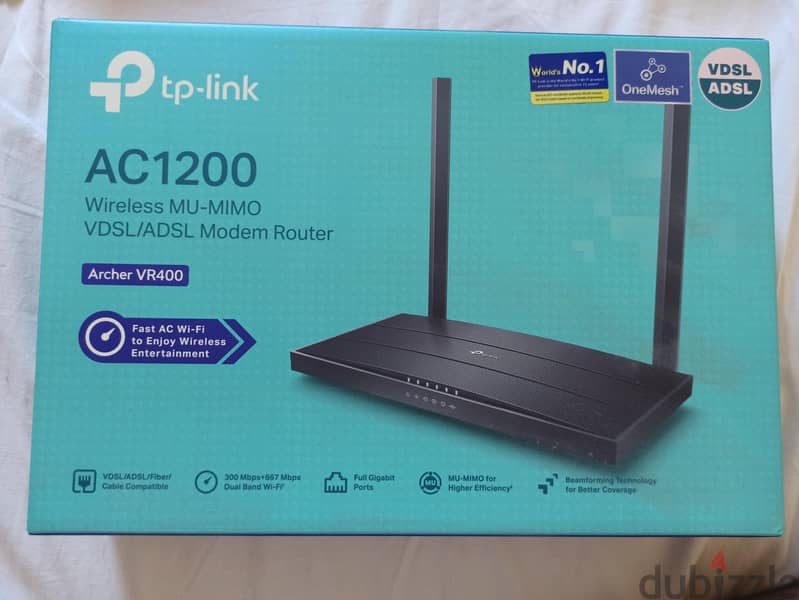 TP-Link Archer VR400 modem router 3