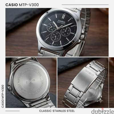 ساعة كاسيو أصلية Casio MTP-V300D بحالة ممتازة للبيع
