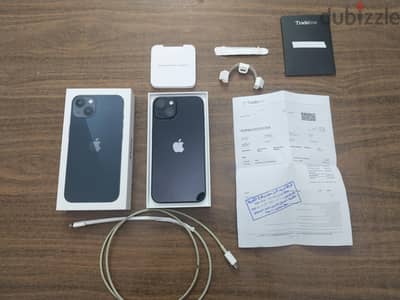 iPhone 13_128 كسر زيرو تماما من تريدلاين بكل حاجته و الفاتورة
