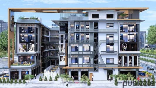A commercial unit at a bargain price in Al-Shorouk, located in Rikaz Mall on Gamal Abdel Nasser Axis—next to the Sodic compound and just five minutes