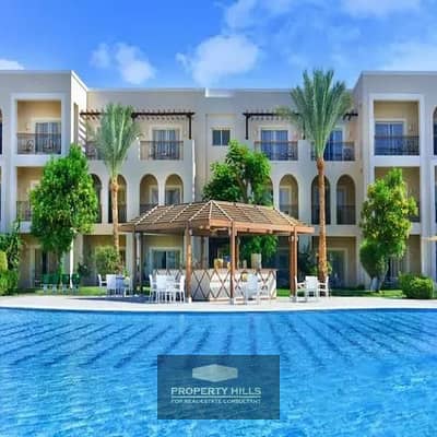 شالية صف اول على البحر متشطب بالكامل فى يود راس الحكمة بجوار سوان ليك و ماونتن فيو