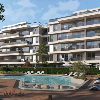 112 sq m apartment with a 29 sq m roof terrace in G West, Sheikh Zayed, with a 10% down payment and equal installments for up to 10 years.