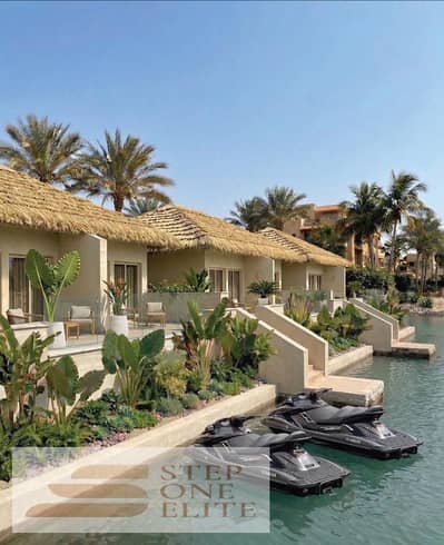 Fully furnished chalet for sale on the yacht marina in Marina 5, North Coast, lowest price
