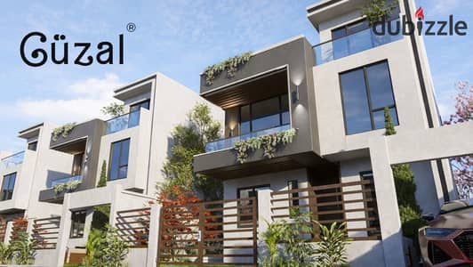 With installments over 10 years, standalone villa with garden for sale in Sheikh Zayed, Green Belt, inside a villa-only compound